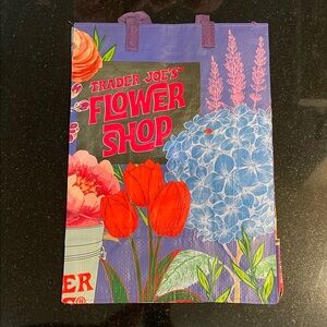 Rare Trader Joe's Flower Shop Reusable Bag